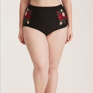 PLUS Torrid high waisted swim bottoms sz 10 or M/L